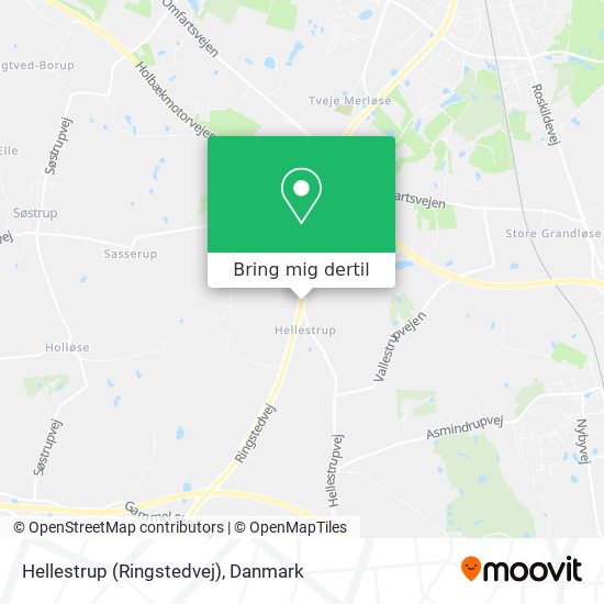 Hellestrup (Ringstedvej) kort