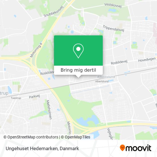 Ungehuset Hedemarken kort