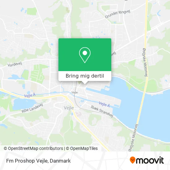 Fm Proshop Vejle kort