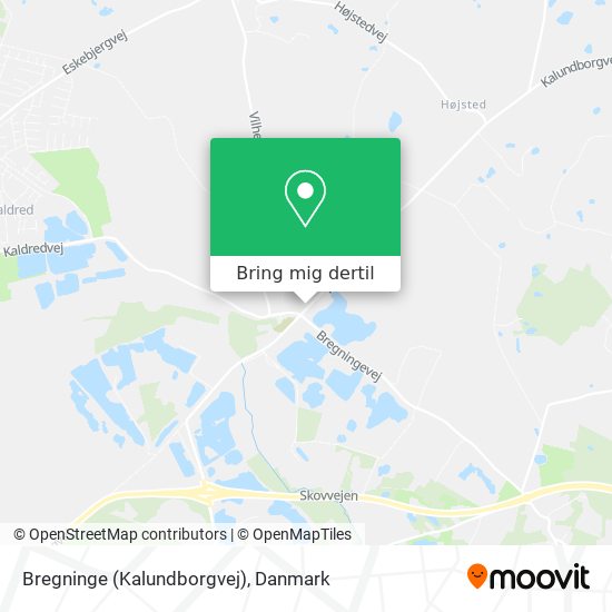 Bregninge (Kalundborgvej) kort