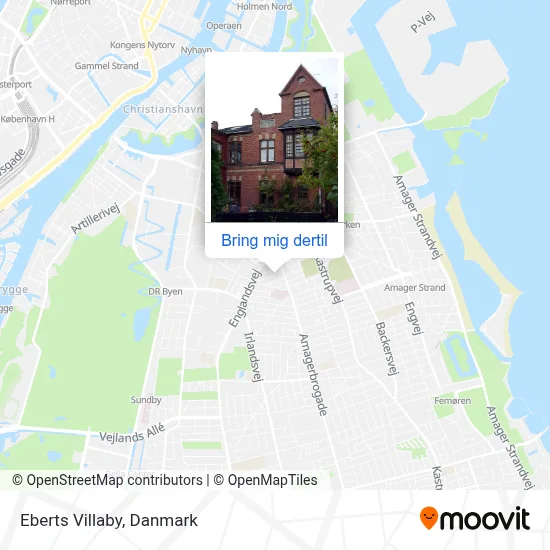 Eberts Villaby kort