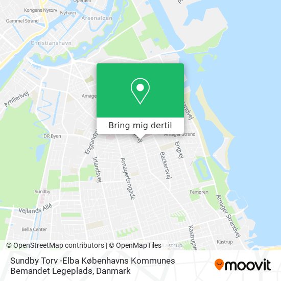 Sundby Torv -Elba Københavns Kommunes Bemandet Legeplads kort