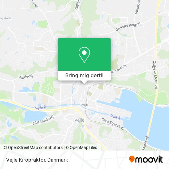 Vejle Kiropraktor kort