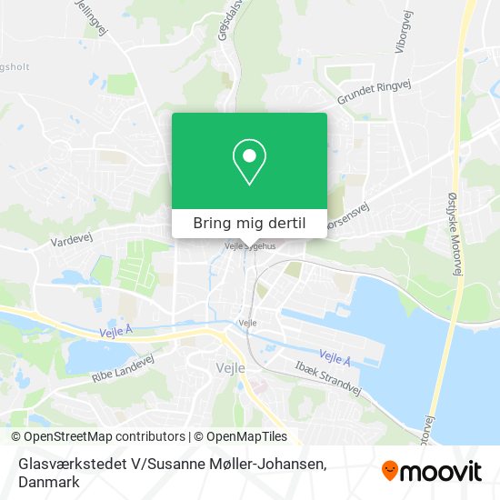 Glasværkstedet V / Susanne Møller-Johansen kort