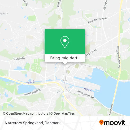 Nørretorv Springvand kort