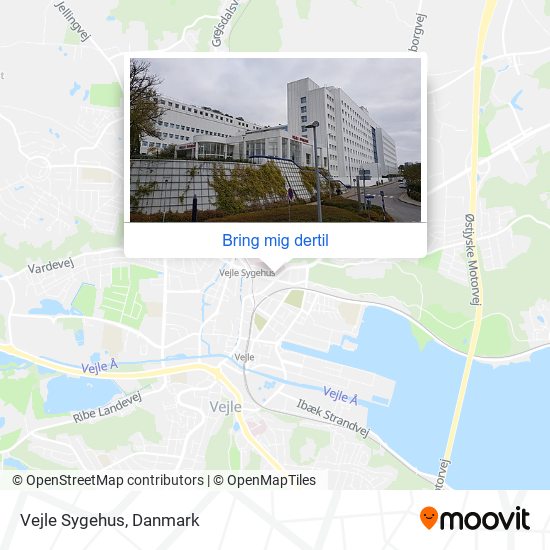 Vejle Sygehus kort