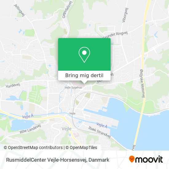 RusmiddelCenter Vejle-Horsensvej kort