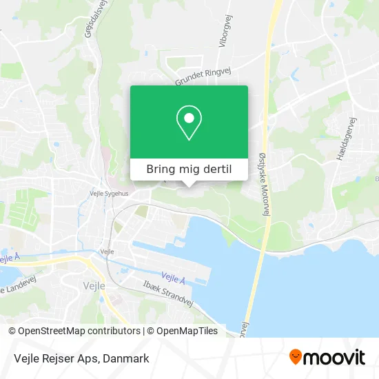 Vejle Rejser Aps kort