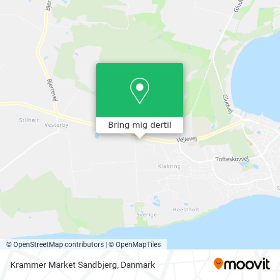Krammer Market Sandbjerg kort