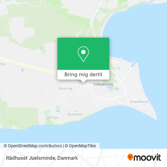 Rådhuset Juelsminde kort