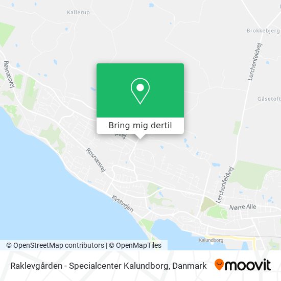 Raklevgården - Specialcenter Kalundborg kort