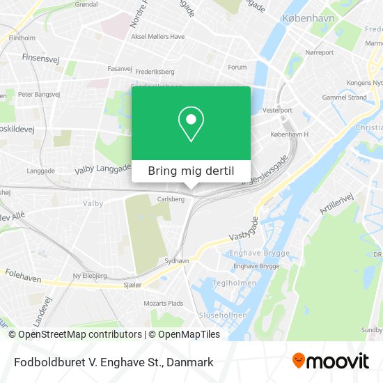 Fodboldburet V. Enghave St. kort