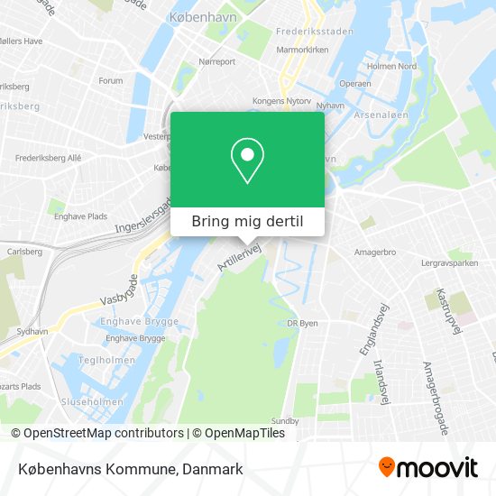 Københavns Kommune kort