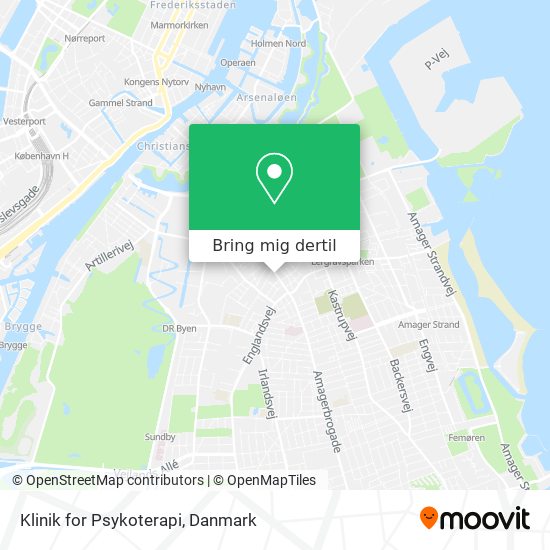 Klinik for Psykoterapi kort