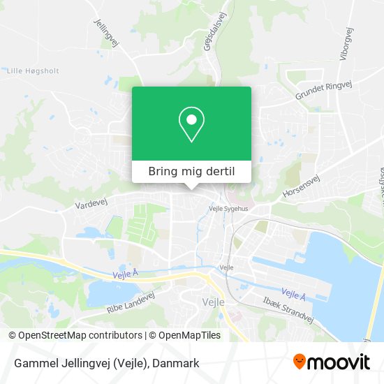 Gammel Jellingvej (Vejle) kort