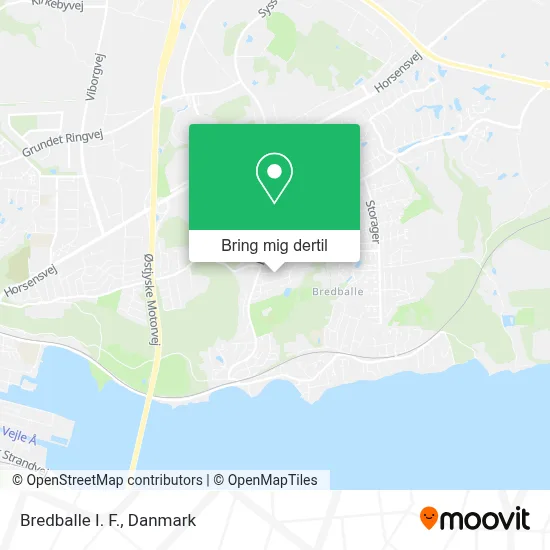 Bredballe I. F. kort