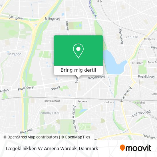 Lægeklinikken V/ Amena Wardak kort