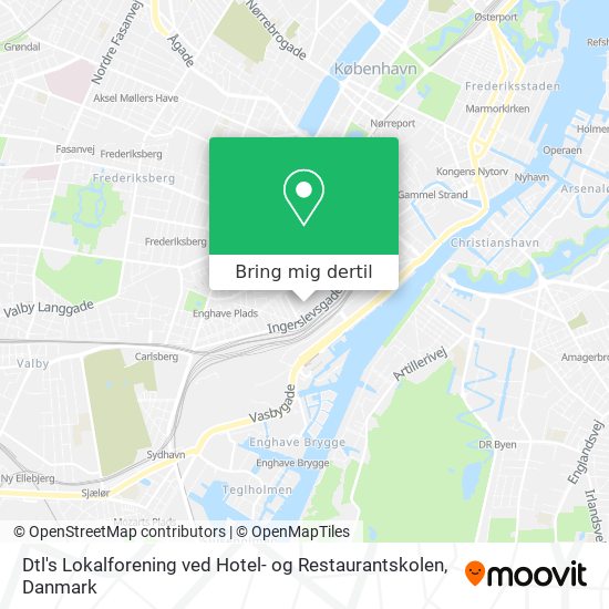 Dtl's Lokalforening ved Hotel- og Restaurantskolen kort