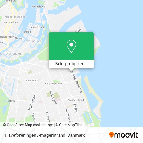 Haveforeningen Amagerstrand kort