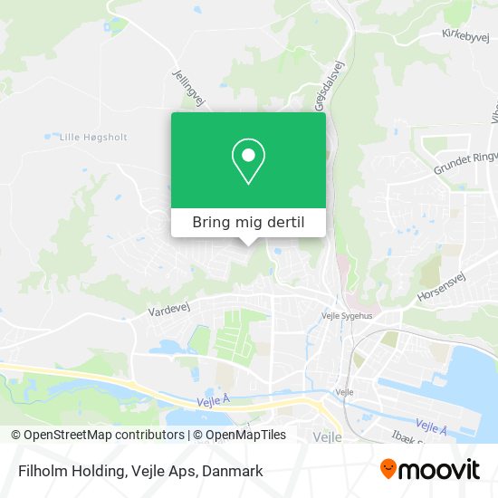 Filholm Holding, Vejle Aps kort