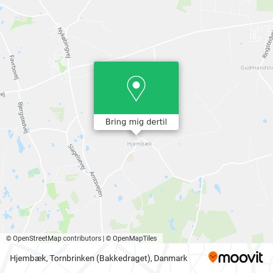 Hjembæk, Tornbrinken (Bakkedraget) kort