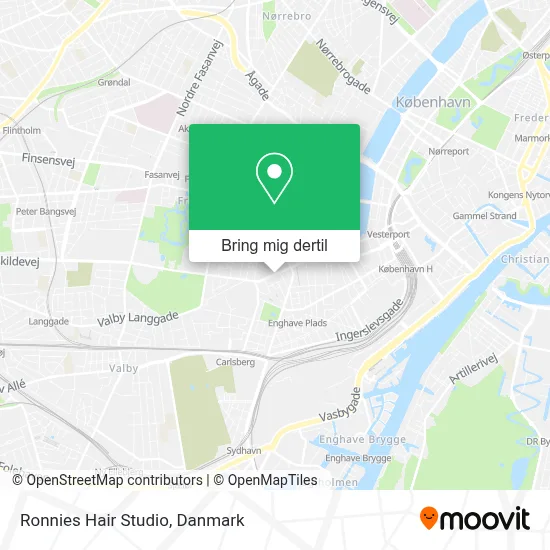 Ronnies Hair Studio kort