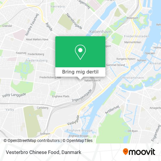 Vesterbro Chinese Food kort