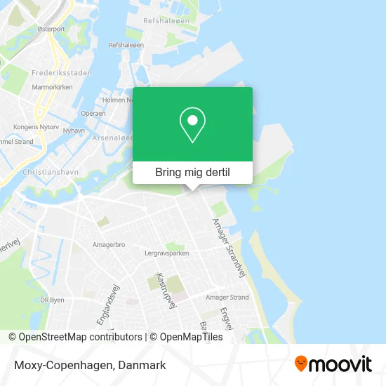 Moxy-Copenhagen kort