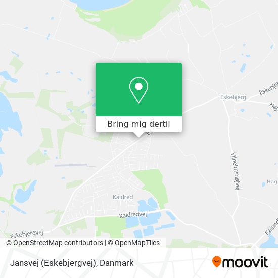 Jansvej (Eskebjergvej) kort