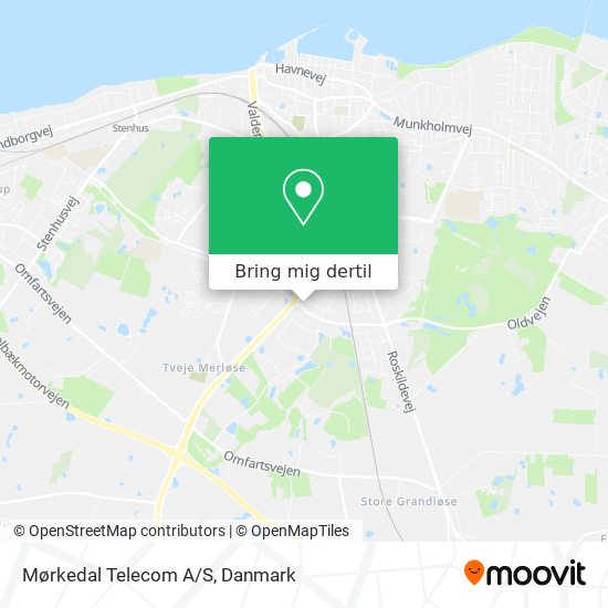 Mørkedal Telecom A/S kort