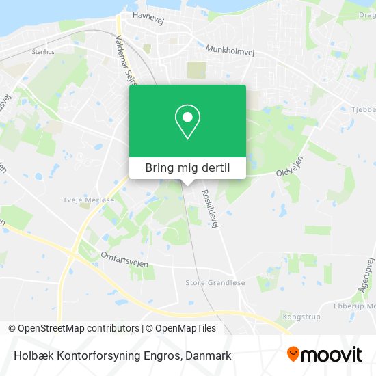 Holbæk Kontorforsyning Engros kort