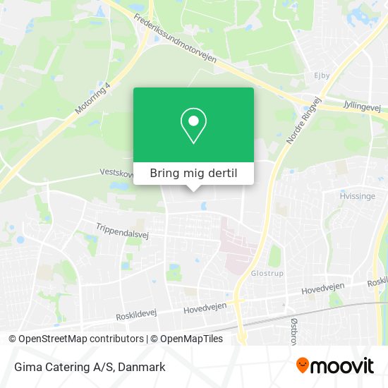 Gima Catering A/S kort