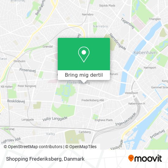 Shopping Frederiksberg kort