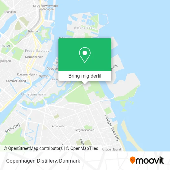 Copenhagen Distillery kort