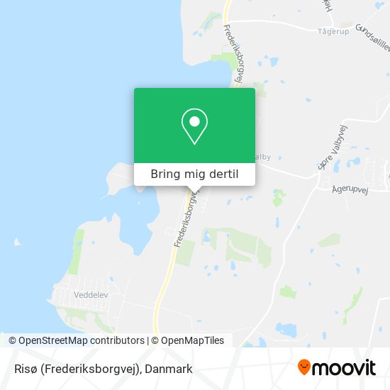 Risø (Frederiksborgvej) kort