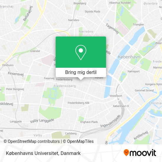 Københavns Universitet kort