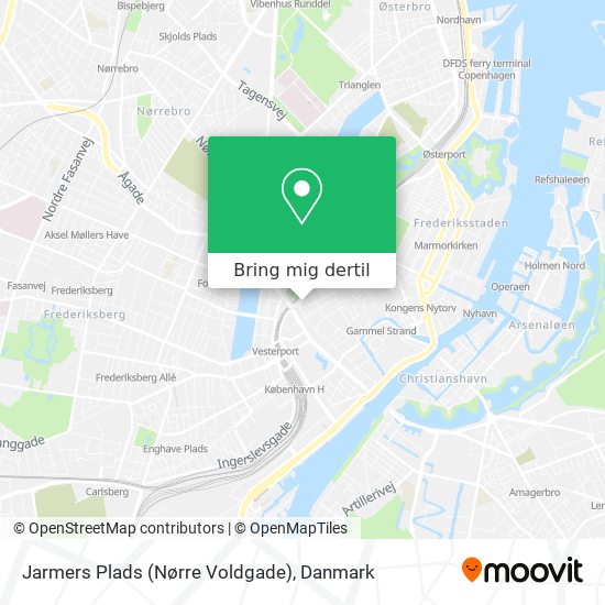 Jarmers Plads (Nørre Voldgade) kort