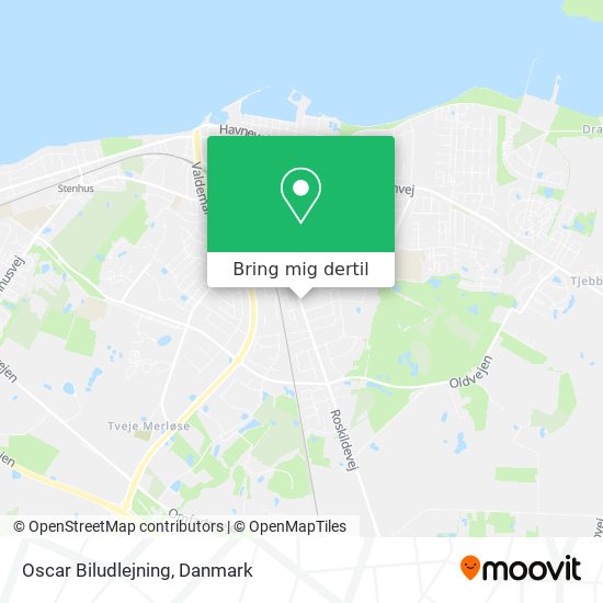 Oscar Biludlejning kort