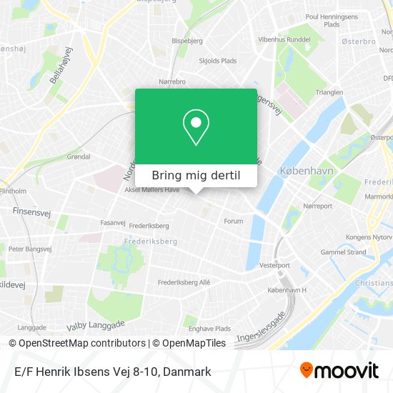 E/F Henrik Ibsens Vej 8-10 kort