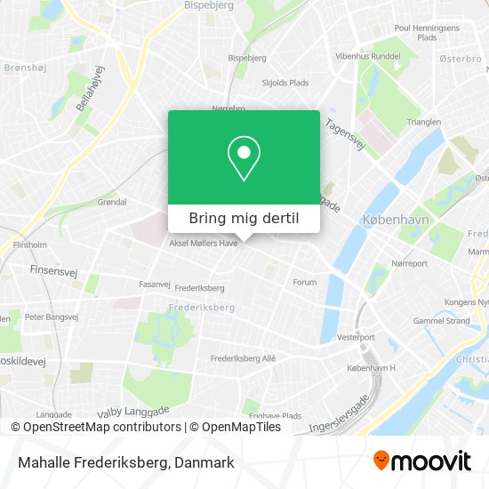 Mahalle Frederiksberg kort