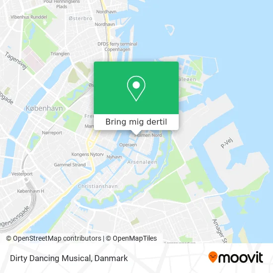 Dirty Dancing Musical kort