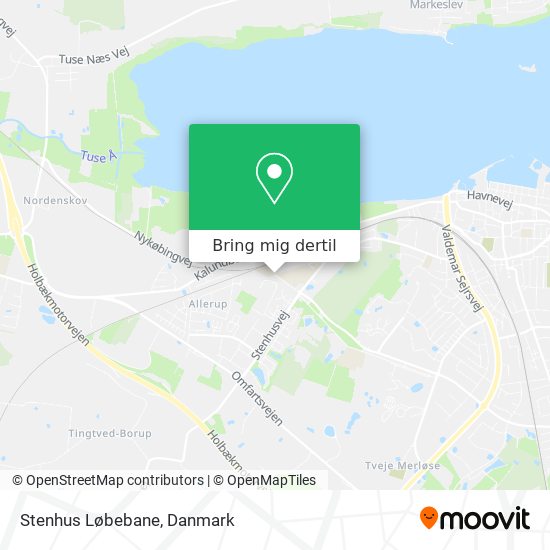 Stenhus Løbebane kort