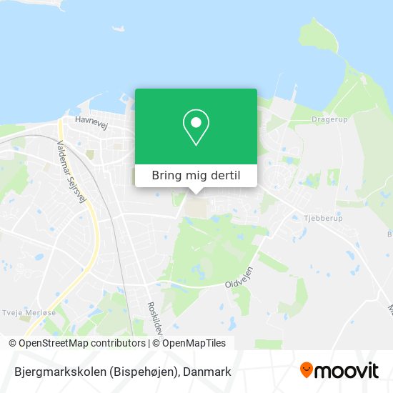 Bjergmarkskolen (Bispehøjen) kort