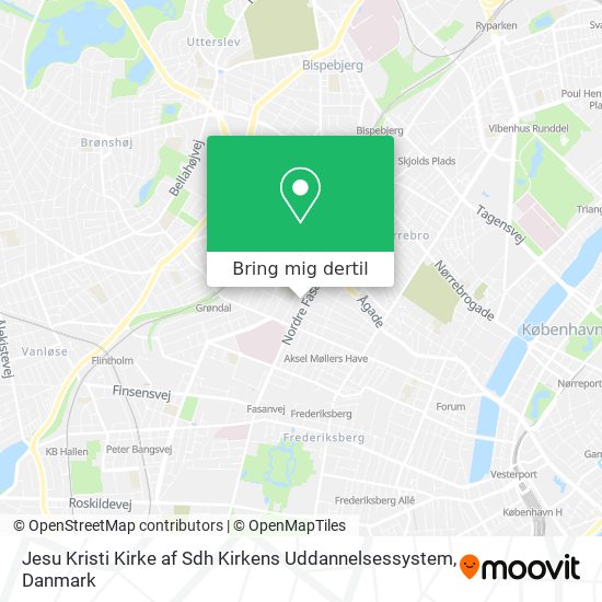 Jesu Kristi Kirke af Sdh Kirkens Uddannelsessystem kort