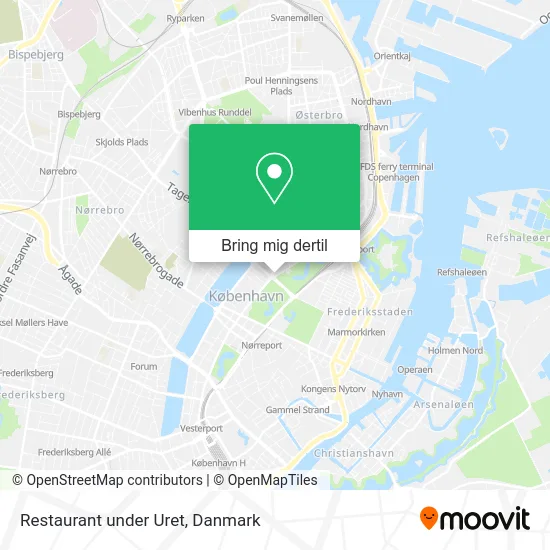 Restaurant under Uret kort