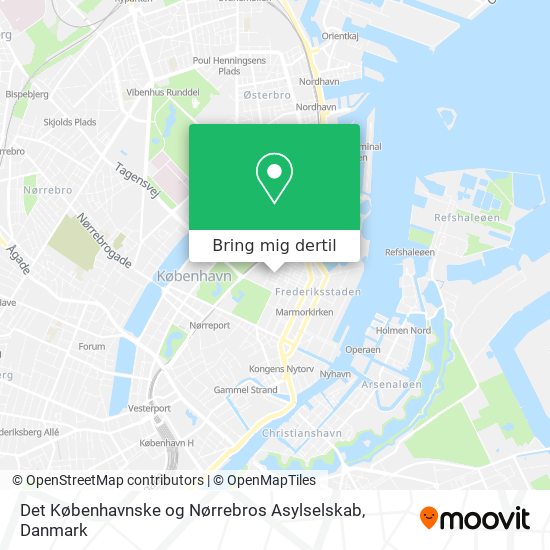 Det Københavnske og Nørrebros Asylselskab kort