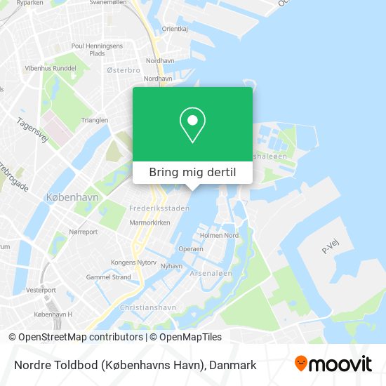 Nordre Toldbod (Københavns Havn) kort