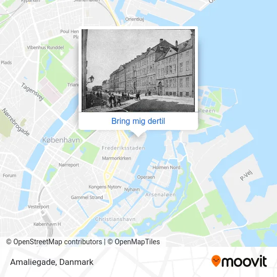 Amaliegade kort