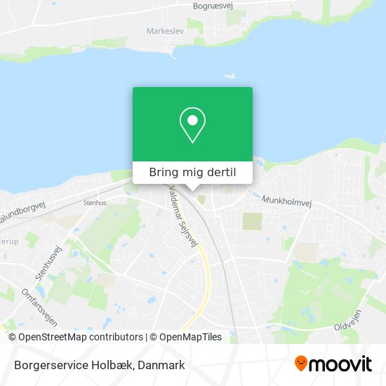 Borgerservice Holbæk kort