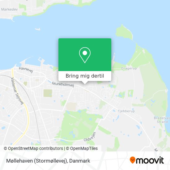 Møllehaven (Stormøllevej) kort